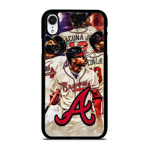 RONALD ACUNA JR ATLANTA BRAVES BASEBALL iPhone XR Case Cover