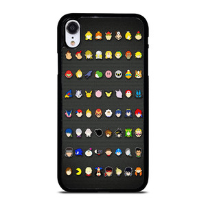 SUPER SMASH BROS ALL ICON iPhone XR Case Cover