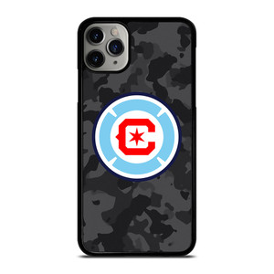 CHICAGO FIRE MLS BLACK CAMO iPhone 11 Pro Max Case Cover