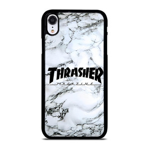 THRASHER SKATEBOARD MARBLE iPhone XR Case Cover