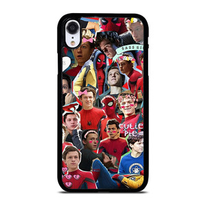 TOM HOLLAND SPIDERMAN COLLAGE iPhone XR Case Cover