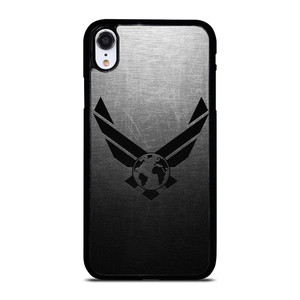 USAF UNITED STATES AIR FORCES LOGO METAL iPhone XR Case Cover