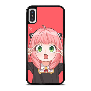 ANYA SPY X FAMILY PINK iPhone X / XS Case Cover