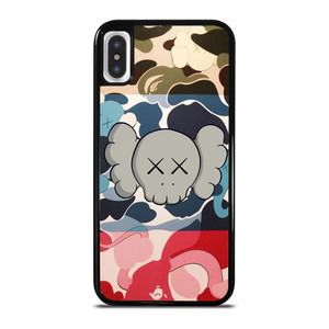 BAPE CAMO KAWS iPhone X / XS Case Cover