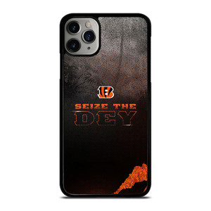 CINCINNATI BENGALS NFL FOOTBALL SEIZE THE DEY iPhone 11 Pro Max Case Cover CINCINNATI BENGALS NFL FOOTBALL SEIZE THE DEY iPhone 11 Pro Max Case Cover