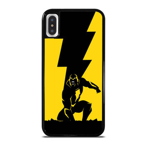 BLACK ADAM MARVEL FLAT iPhone X / XS Case Cover BLACK ADAM MARVEL FLAT iPhone X / XS Case Cover