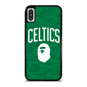 BOSTON CELTICS X BAPE CAMO iPhone X / XS Case Cover BOSTON CELTICS X BAPE CAMO iPhone X / XS Case Cover