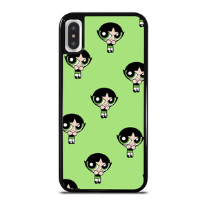 BUTTERCUP POWERPUFF GIRLS PATTERN iPhone X / XS Case Cover