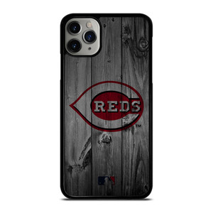 CINCINNATI REDS BASEBALL MLB WOOD LOGO iPhone 11 Pro Max Case Cover