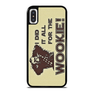 CHEWBACCA WOOKIE STAR WARS iPhone X / XS Case Cover