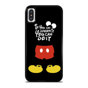 DISNEY MICKEY MOUSE QUOTES iPhone X / XS Case Cover DISNEY MICKEY MOUSE QUOTES iPhone X / XS Case Cover