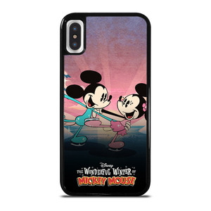 DISNEY WONDERFUL WINTER MICKEY MOUSE iPhone X / XS Case Cover