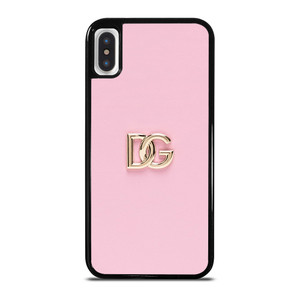 DOLCE AND GABBANA PINK LOGO iPhone X / XS Case Cover DOLCE AND GABBANA PINK LOGO iPhone X / XS Case Cover