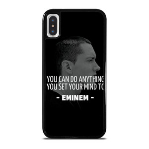 EMINEM RAPPER QUOTES iPhone X / XS Case Cover EMINEM RAPPER QUOTES iPhone X / XS Case Cover