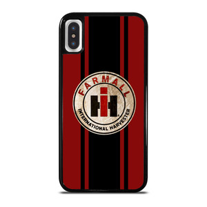 FARMALL INTERNATIONAL HARVESTER BADGE STRIPE iPhone X / XS Case Cover