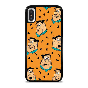 FRED FLINTSTONE CARTOON PATTERN iPhone X / XS Case Cover