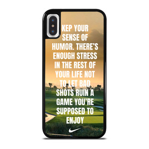 GOLF NIKE QUOTES iPhone X / XS Case Cover