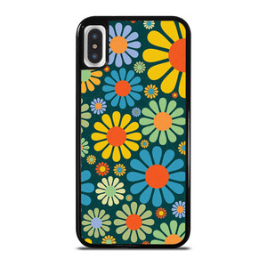 HIPPIE FLOWER PATTERN iPhone X / XS Case Cover