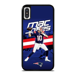 MAC JONES NEW ENGLAND PATRIOT FOOTBALL iPhone X / XS Case Cover