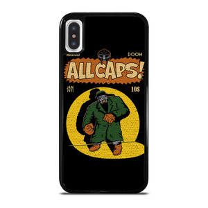 MF DOOM MADLIB ALL CAPS iPhone X / XS Case Cover