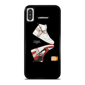 NIKE AIR JORDAN JUMPMAN OFF WHITE iPhone X / XS Case Cover