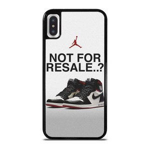 NIKE AIR JORDAN RETRO NOT FOR RESALE iPhone X / XS Case Cover NIKE AIR JORDAN RETRO NOT FOR RESALE iPhone X / XS Case Cover