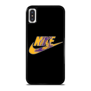 NIKE LOS ANGELES LAKERS SWOOSH iPhone X / XS Case Cover
