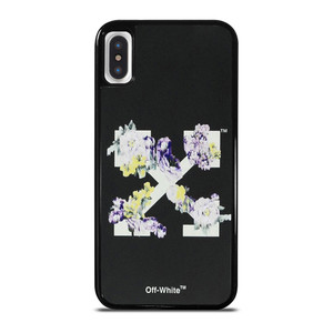 OFF WHITE FLORAL LOGO iPhone X / XS Case Cover