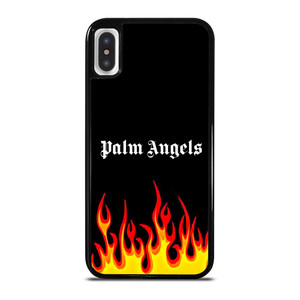 PALM ANGELS GRAFFITI FLAMES iPhone X / XS Case Cover