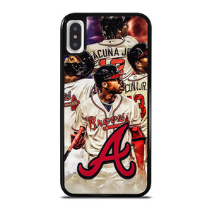 RONALD ACUNA JR ATLANTA BRAVES BASEBALL iPhone X / XS Case Cover