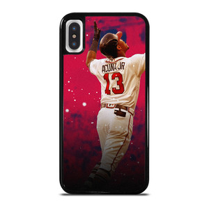 RONALD ACUNA JR ATLANTA BRAVES MLB iPhone X / XS Case Cover