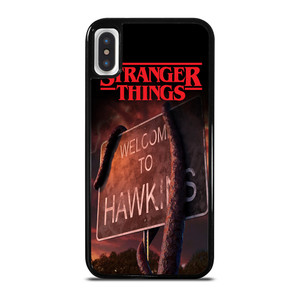 STRANGER THINGS WELCOME TO HAWKINS iPhone X / XS Case Cover