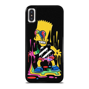 THE SIMPSONS TRIPPY ART iPhone X / XS Case Cover