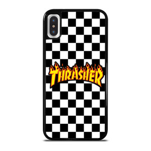 THRASHER SKATEBOARD CHECKERBOARD iPhone X / XS Case Cover