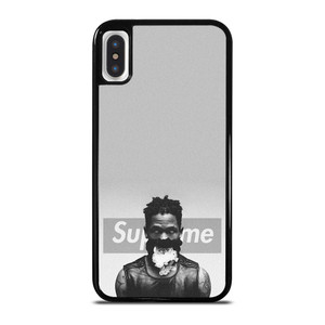 TRAVIS SCOTT SUPREME BLACK WHITE iPhone X / XS Case Cover