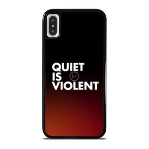 TWENTY ONE PILOTS QUIET IS VIOLENT iPhone X / XS Case Cover