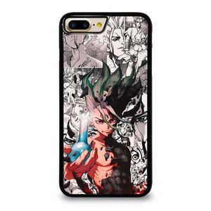 DR STONE ANIME BLACK WHITE iPhone 7 / 8 Plus Case Cover