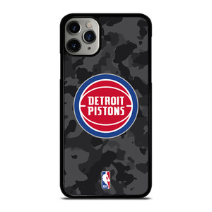 DETROIT PISTONS BLACK CAMO iPhone 11 Pro Max Case Cover DETROIT PISTONS BLACK CAMO iPhone 11 Pro Max Case Cover