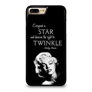MARILYN MONROE BLACK QUOTES iPhone 7 / 8 Plus Case Cover