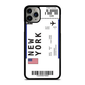 FLIGHT TICKETS USA NEW YORK iPhone 11 Pro Max Case Cover