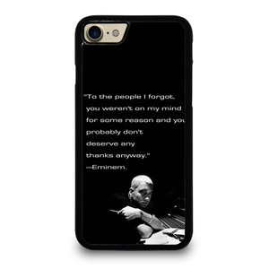 EMINEM RAPPER QUOTES 2 iPhone 7 / 8 Case Cover
