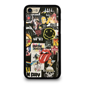 ROCK AND ROLL BAND COLLAGE iPhone 7 / 8 Case Cover