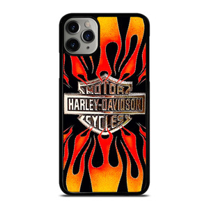 HARLAY DAVIDSON MOTOR FIRE LOGO iPhone 11 Pro Max Case Cover