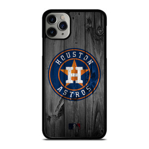 HOUSTON ASTROS BASEBALL MLB WOOD LOGO iPhone 11 Pro Max Case Cover