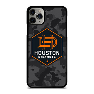 HOUSTON DYNAMO FC MLS BLACK CAMO iPhone 11 Pro Max Case Cover