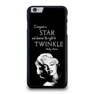 MARILYN MONROE BLACK QUOTES iPhone 6 / 6S Plus Case Cover
