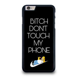 NIKE HOMER SIMPSON DONT TOUCH MY PHONE iPhone 6 / 6S Plus Case Cover