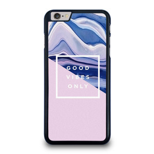 TUMBLR GOOD VIBES ONLY PINK MARBLE iPhone 6 / 6S Plus Case Cover