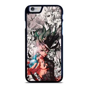 DR STONE ANIME BLACK WHITE iPhone 6 / 6S Case Cover