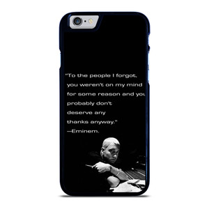 EMINEM RAPPER QUOTES 2 iPhone 6 / 6S Case Cover